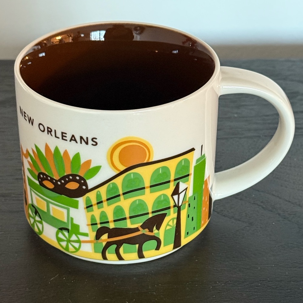 New Vintage Starbucks You Are Here New Orleans Coffee Mug 14 oz NWT